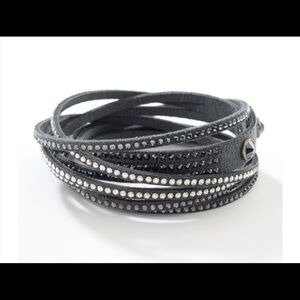 Wrap-Star Bracelet, Dark Grey from swarovski touchstone - like new 
Item 1267B